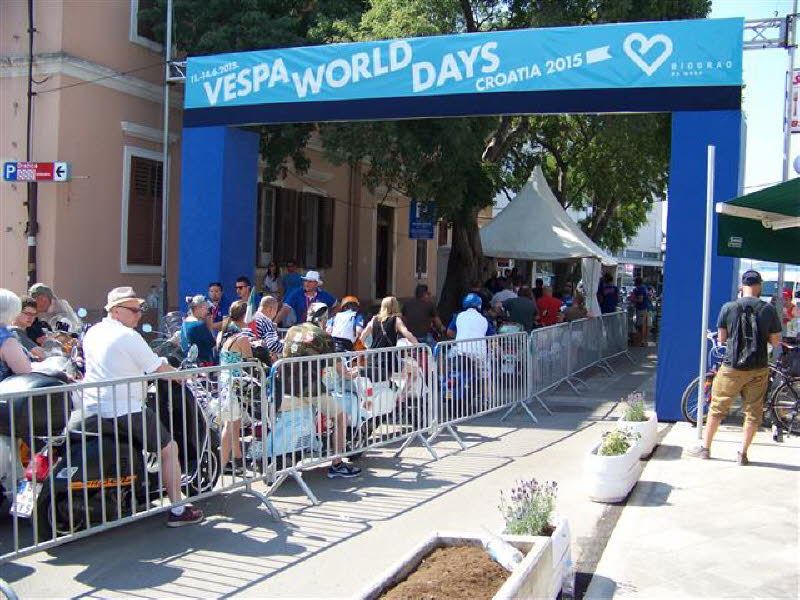 Vespa World Days Biograd&Zadar (Kroatien)