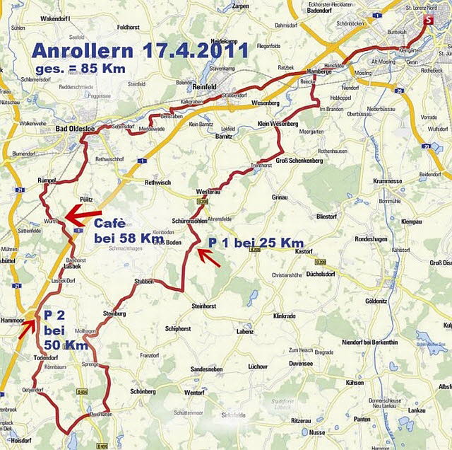 Anrollern am 17.April 2011