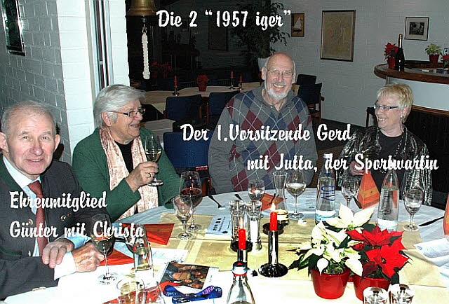 Jahresabschlussessen am 09.12.11