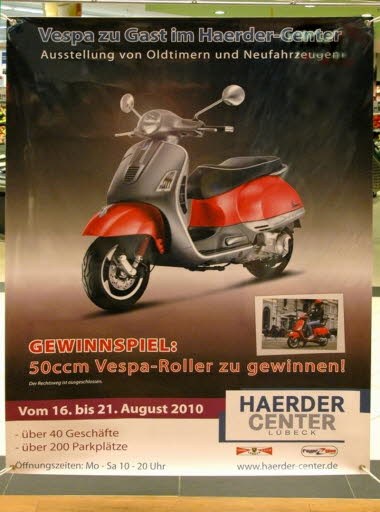 Vespa-Ausstellung bei Haerder