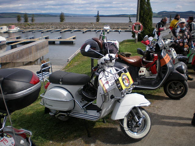 Vespa World Days  2011 in Gjovik, Norwegen