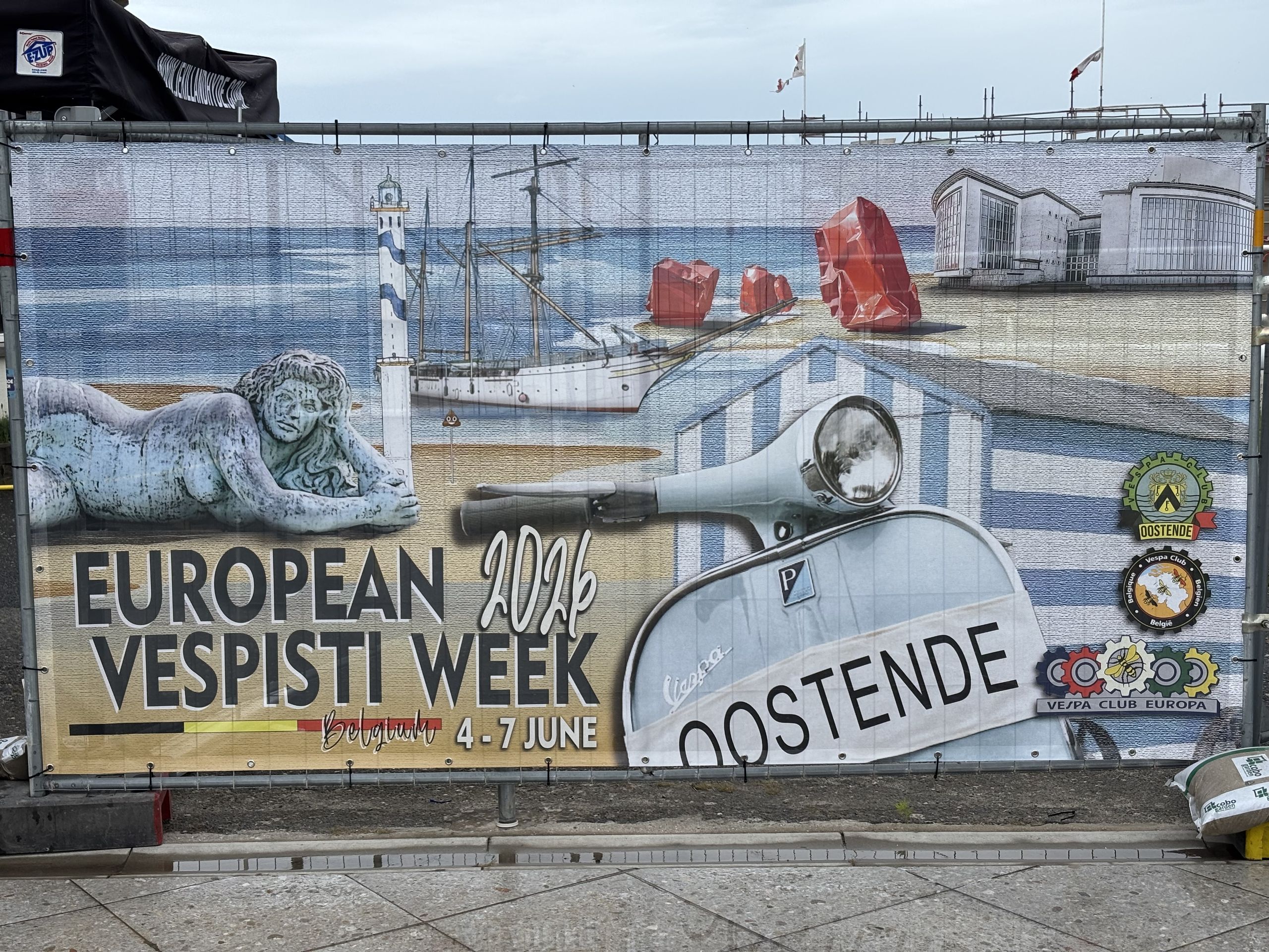 European Vespisti Week 2026 Oostende, 4. bis 7. Juni 2026